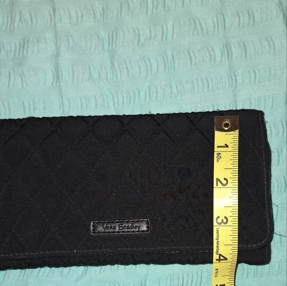 Vera Bradley Black Quilted Wristlet - Picture 5 of 5